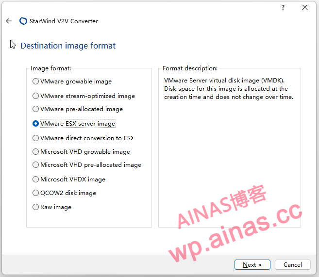 图片[3]-在ESXI 虚拟机上安装群晖 7.x教程-AiNas.cc