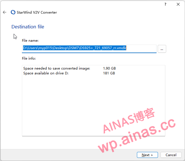 图片[5]-使用VMware虚拟机安装黑群晖7.x-AiNas.cc