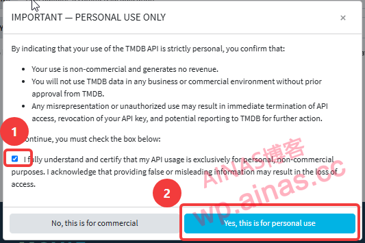 图片[5]-从 The Movie Database 获取 API 密钥-AiNas.cc