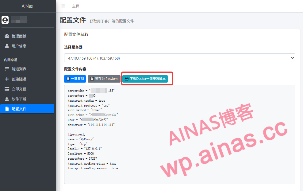 图片[8]-使用AiNas-FRP内外穿透服务-AiNas.cc